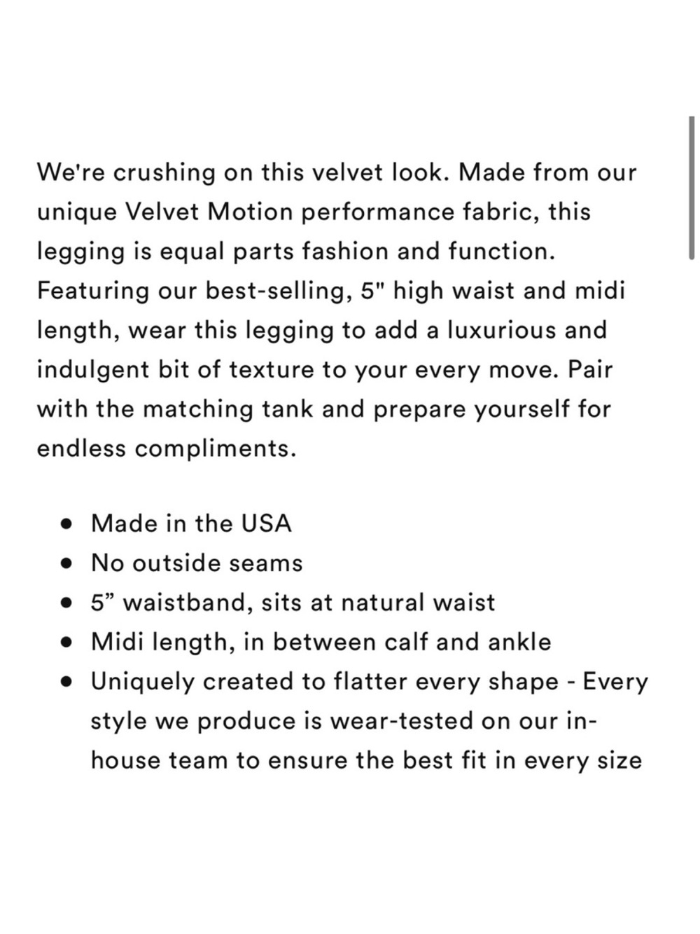 Beyond Yoga Velvet Motion High Rise Legging - Picture 5 of 10